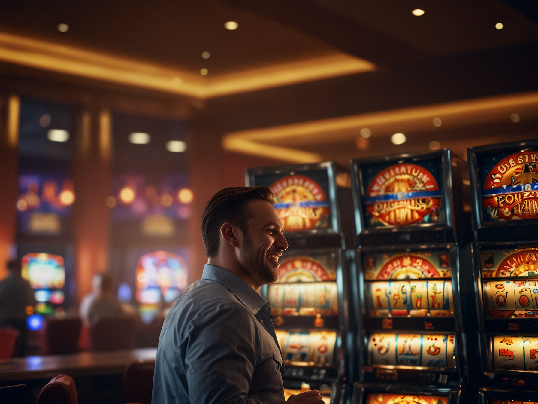 Zwycięzca przy automacie w kasynie Duel Casino